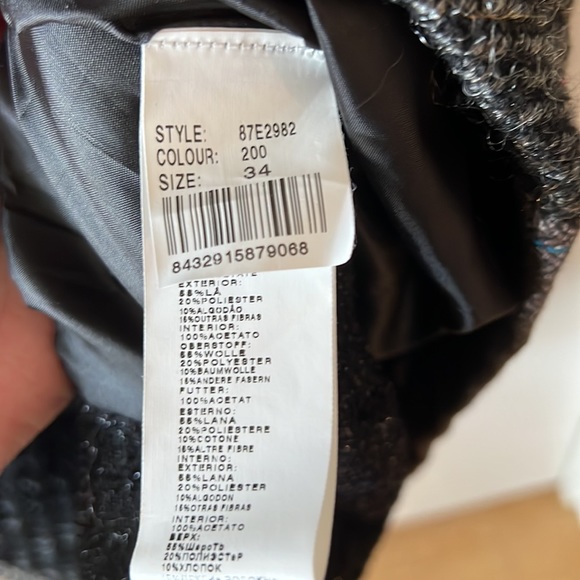 Desigual Metallic Wool Coat - Picture 6 of 8